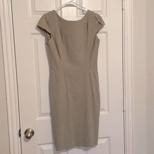 Antonio Melani Beige Pin Stripe Dress